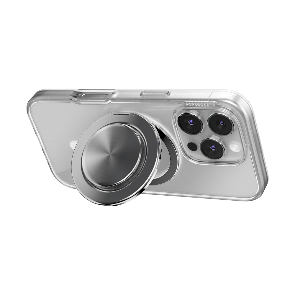 Aluminum Radial Silver — MagSafe Kick-Out Grip & Stand - US 39107