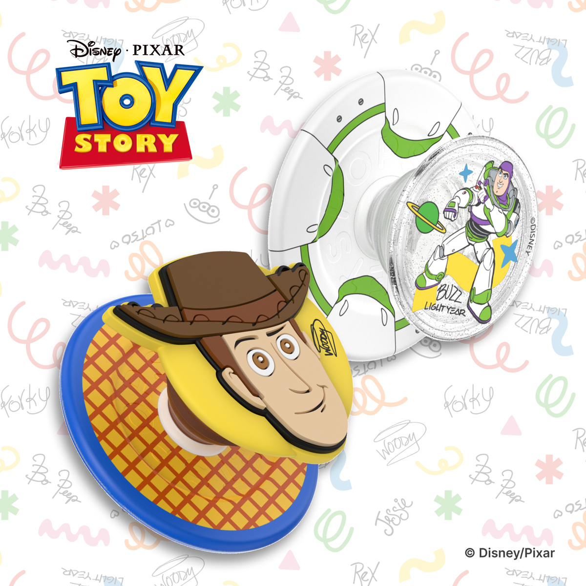 Toy Story Glitter Buzz —  MagSafe PopGrip - US 00611
