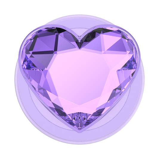 Crystal Heart Lavender —  MagSafe PopGrip - US 14569