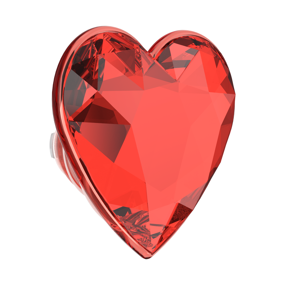 Crystal Heart Rosso —  MagSafe PopGrip - US 79608