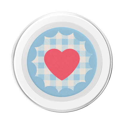 Gingham Heart —  MagSafe PopGrip - US 37826