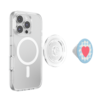 Gingham Heart —  MagSafe PopGrip - US 81866