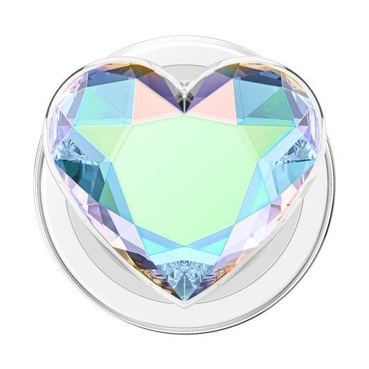Iridescent Crystal Heart — MagSafe PopGrip - US 90831