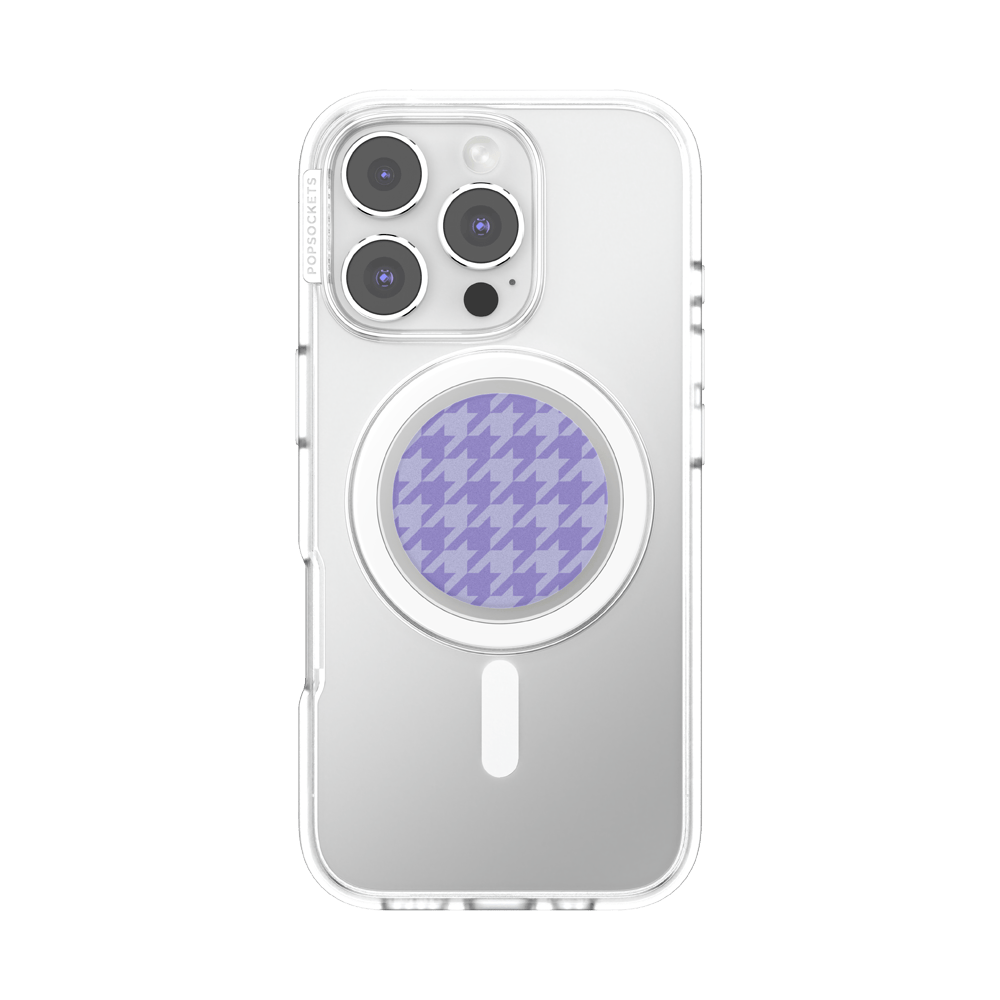 Lilac Houndstooth — MagSafe PopGrip - US 62309