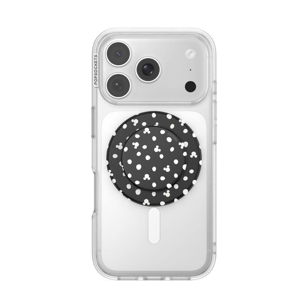 Mickey Polka Dot Black — MagSafe PopGrip - US 32105