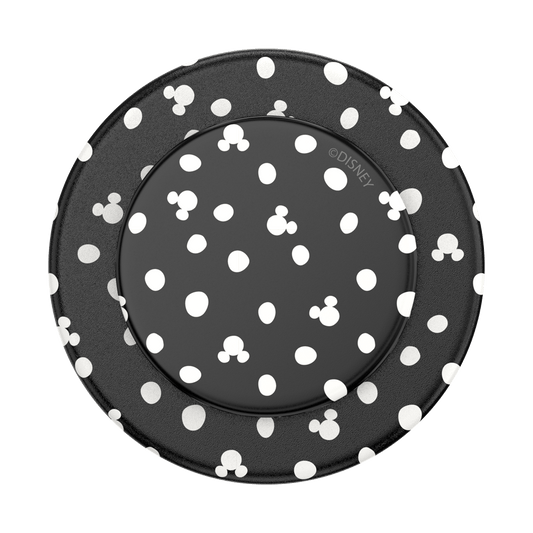 Mickey Polka Dot Black — MagSafe PopGrip - US 32105