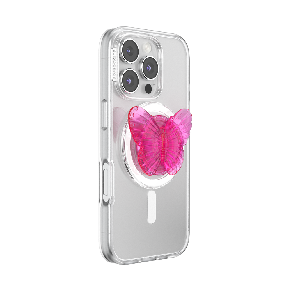 Molded Butterfly Magenta — MagSafe PopGrip - US 72758