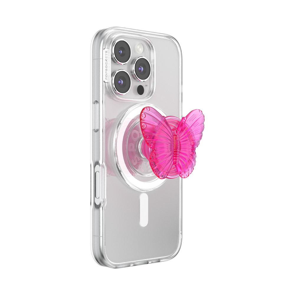 Molded Butterfly Magenta — MagSafe PopGrip - US 28061