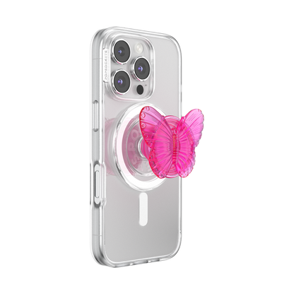 Molded Butterfly Magenta — MagSafe PopGrip - US 28061