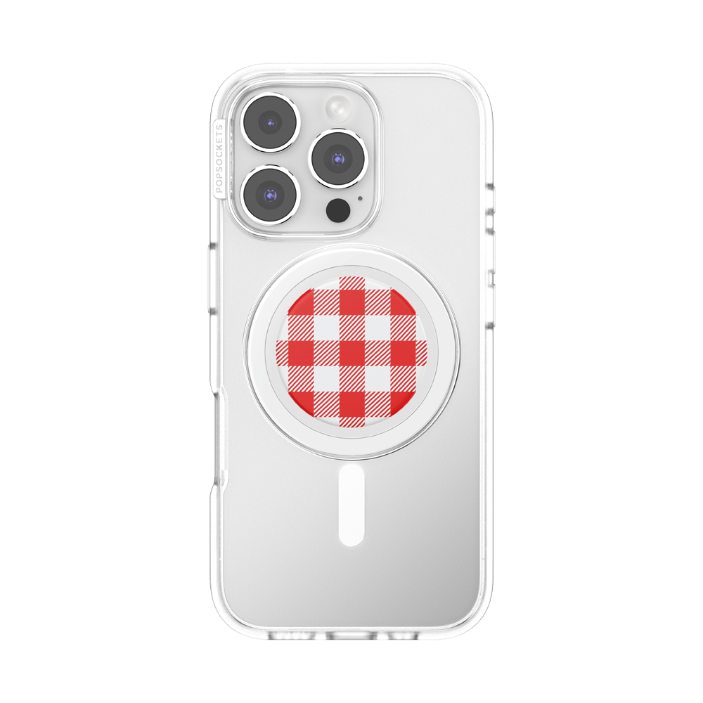 Red Gingham — MagSafe PopGrip - US 77099