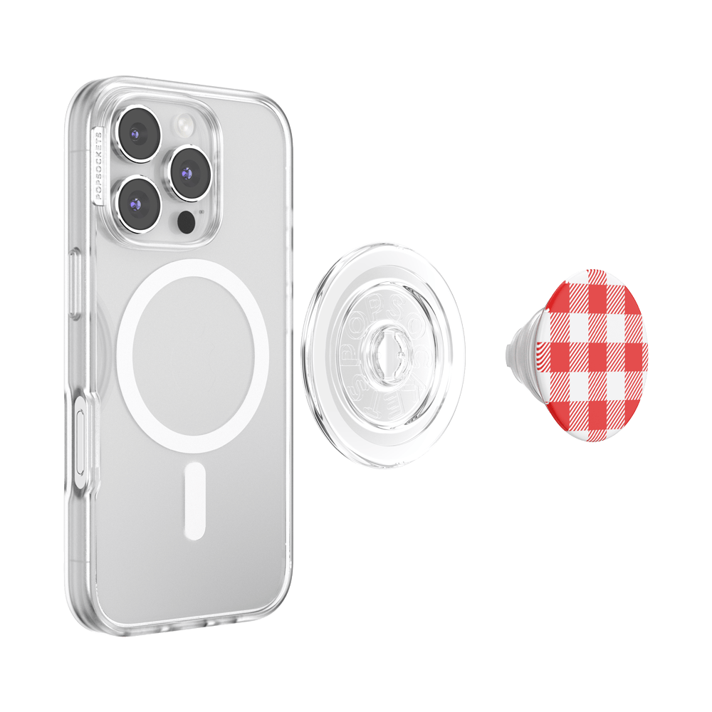 Red Gingham — MagSafe PopGrip - US 77099