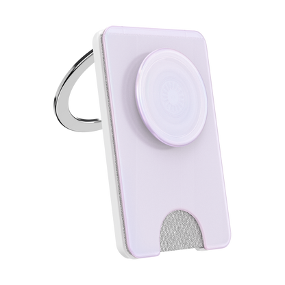 Opalescent White — MagSafe Kick-Out PopWallet+ & Stand - US 08648