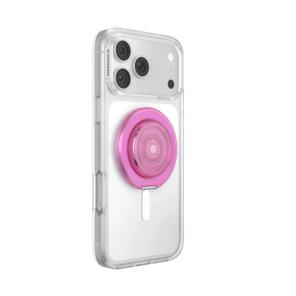 Translucent Baby Pink — MagSafe Kick-Out Grip & Stand - US 03132