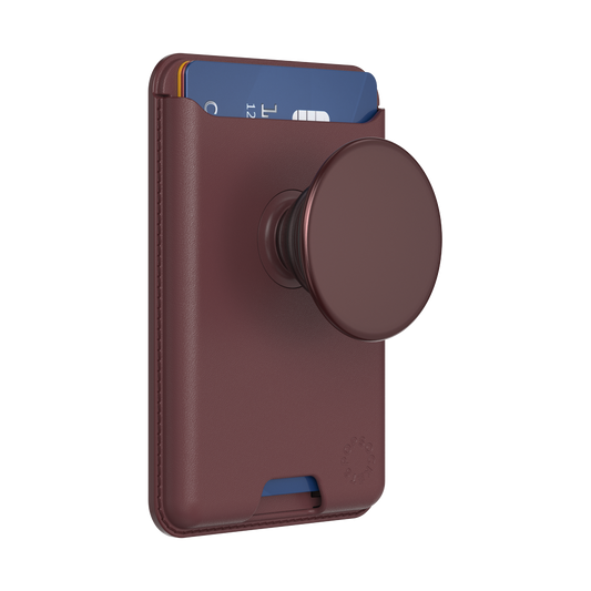 Aluminum Oxblood — Softgoods MagSafe PopWallet+ - US 24881