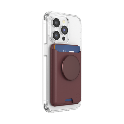 Aluminum Oxblood — Softgoods MagSafe PopWallet+ - US 64350