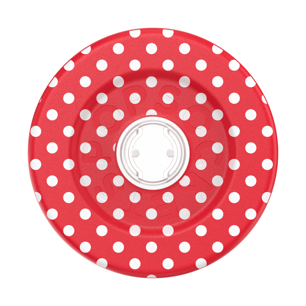 Polkadot Red —  MagSafe Round Base - US 97464