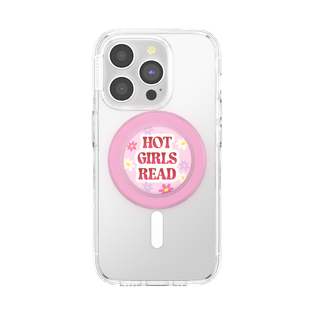 Hot Girls Read Pink — MagSafe PopGrip - US 50216