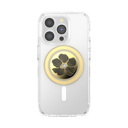 Enamel Mae Flower with Pearl — MagSafe PopGrip - US 76548