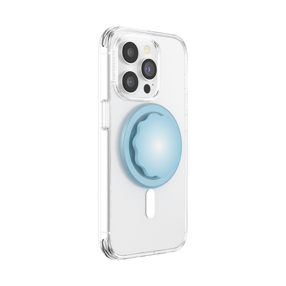 Molded Flower Blue Sigh — MagSafe PopGrip - US 87144
