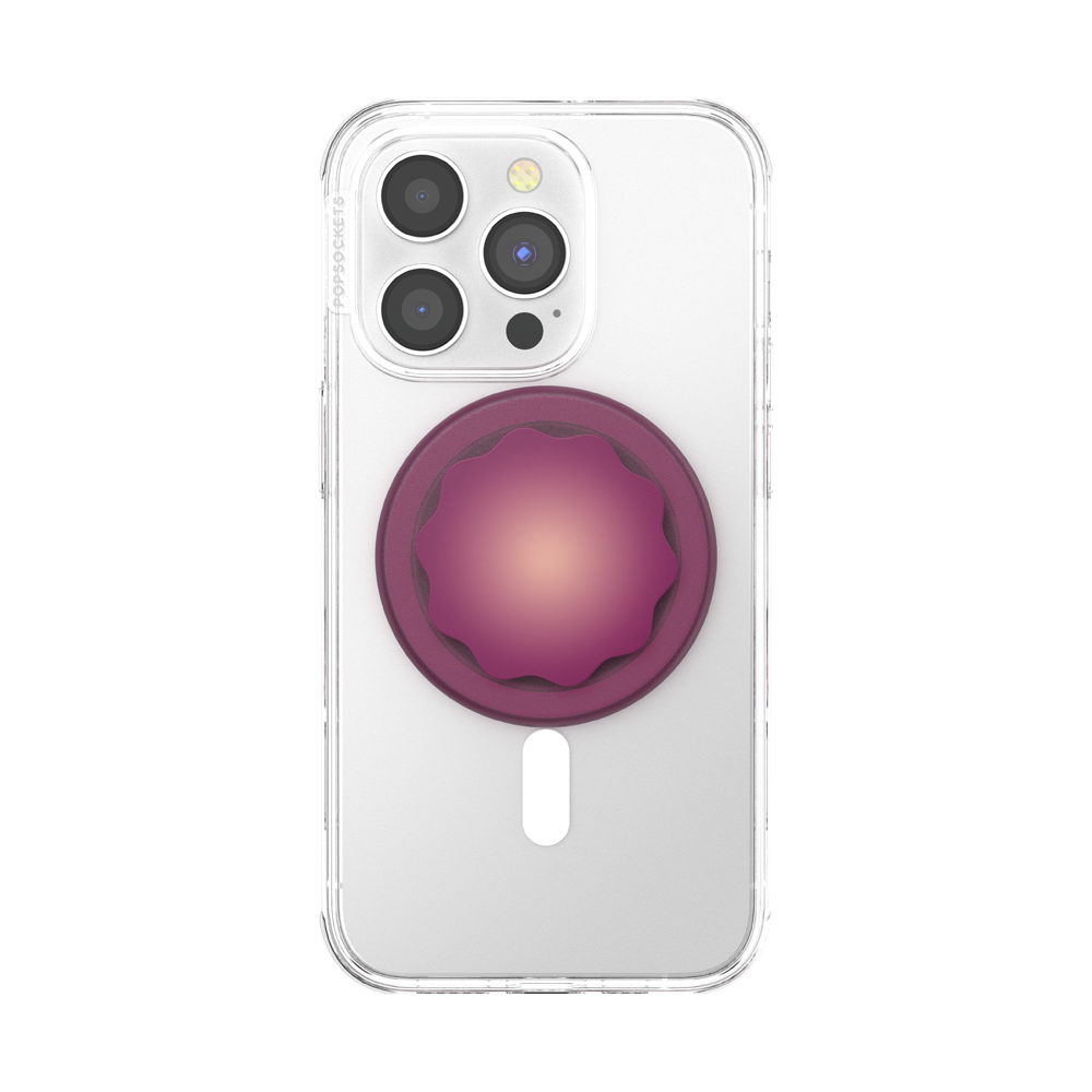 Molded Flower Red Wine — MagSafe PopGrip - US 10274
