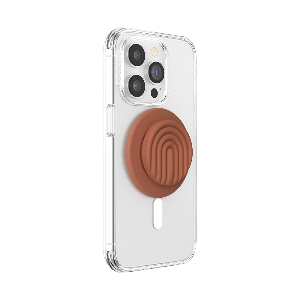 PopOut Terracotta Curves — MagSafe PopGrip - US 96729