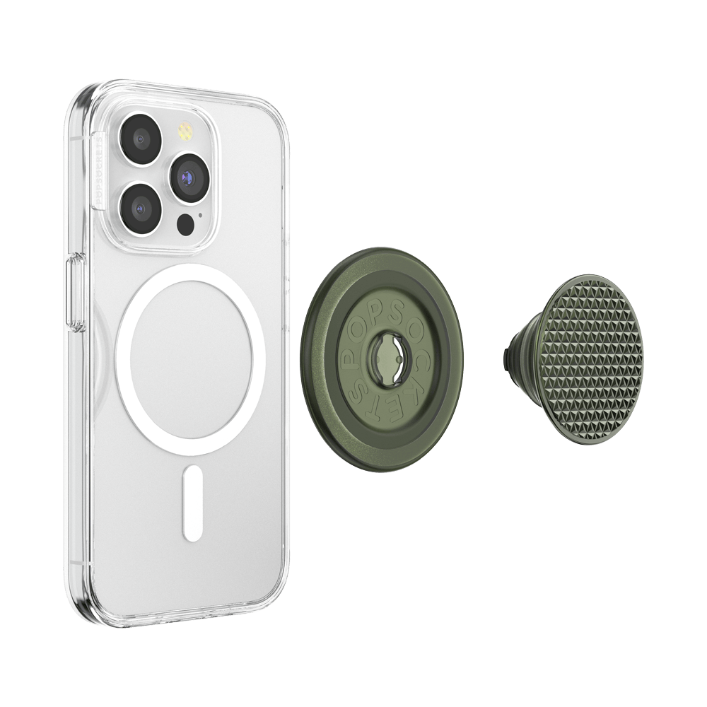 Olive Triangle Knurl — MagSafe PopGrip - US 62231