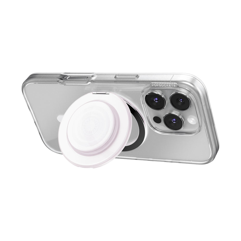 White Opalescent  —  MagSafe Kick-Out Grip & Stand - US 34955