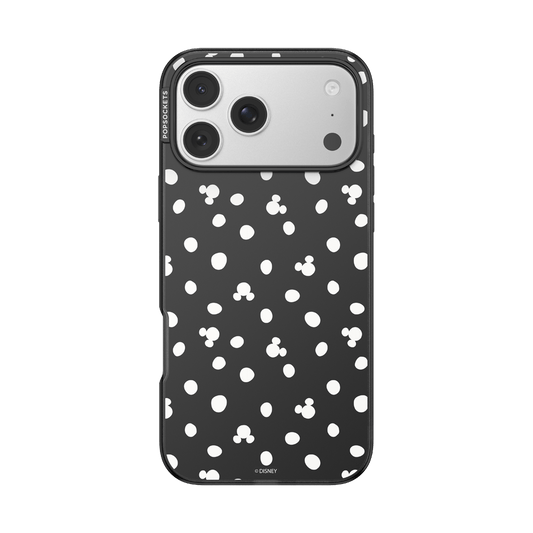 Translucent Black Mickey Polka Dot — iPhone 17 Pro Max MagSafe Case - US 63275