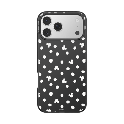 Translucent Black Mickey Polka Dot — iPhone 17 Pro Max MagSafe Case - US 12723
