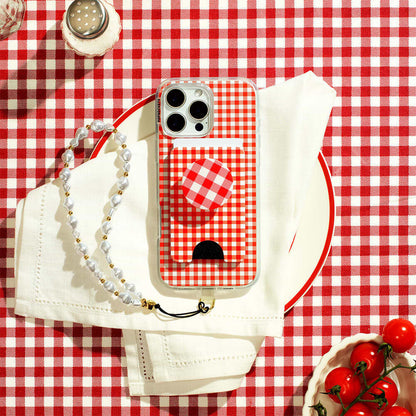 Red Gingham — MagSafe PopGrip - US 77099